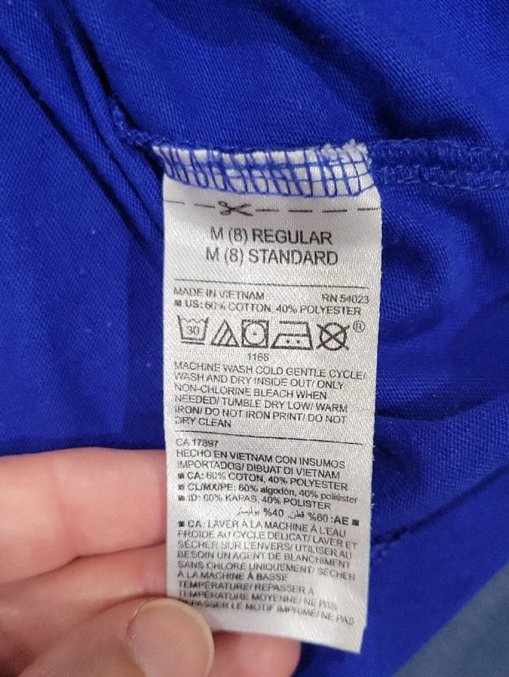 Old Navy Kids Long Sleeve Crew Tee - Blue